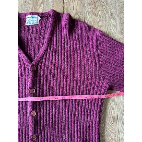 Bruce Cameron Knitwear Vtg Wool Blend Cardigan Sweater Size Large - Picture 5 of 6